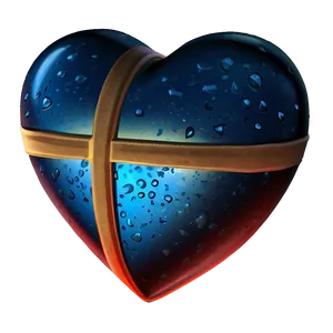 Azure Blue Heart Emoji Png 82 PNG Image