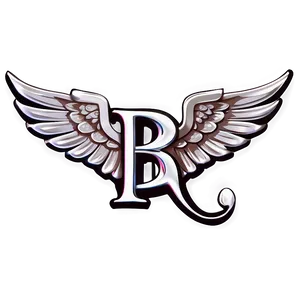 B Letter With Wings Png 05242024 PNG Image