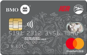 B M O I G A Air Miles Mastercard PNG Image