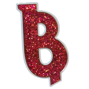 B With Glitter Png 56 PNG Image