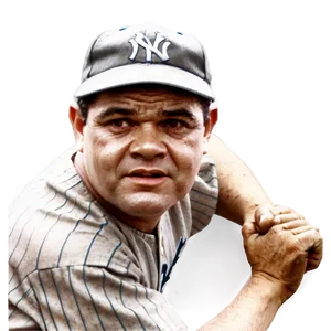 Babe Ruth In Action Png 21 PNG Image