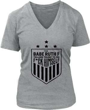 Babe Ruth Statement T Shirt PNG Image