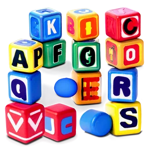 Baby Blocks Alphabet Png Bff PNG Image