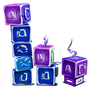 Baby Blocks Design Png Cyf PNG Image