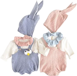 Baby Bunny Ears Outfits PNG Image