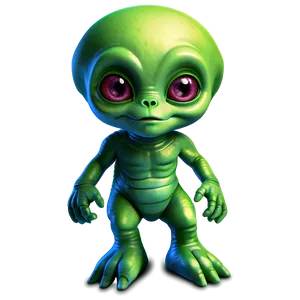 Baby Cartoon Alien Png Utw PNG Image