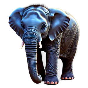 Baby Elephant Cartoon Png Ewb83 PNG Image