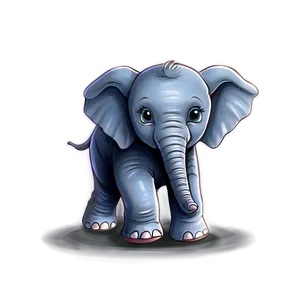 Baby Elephant Drawing Png 06122024 PNG Image