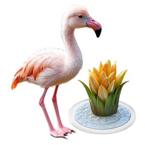 Baby Flamingo First Steps Png 27 PNG Image