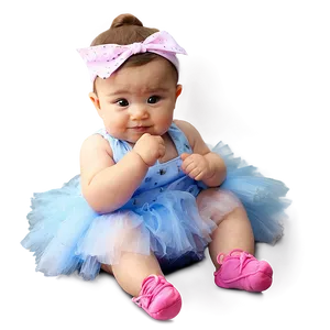 Baby Girl In A Tutu Png Ypt85 PNG Image