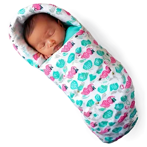 Baby Girl In Swaddle Png Sfa50 PNG Image