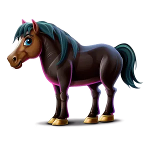 Baby Horse Cartoon Png Oeo41 PNG Image