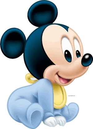 Baby_ Mickey_ Mouse_ Smiling PNG Image