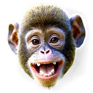 Baby Monkey Face Png 06272024 PNG Image