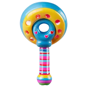 Baby Rattle Toy Png Emb77 PNG Image