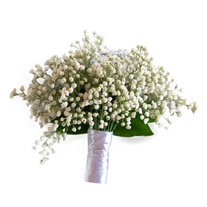 Baby's Breath Bridal Bouquet Png Pwd32 PNG Image