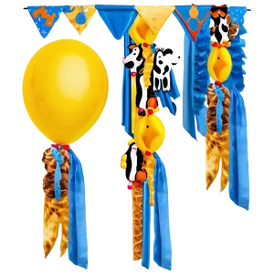 Baby Shower Animal Theme Decor PNG Eiu3 PNG