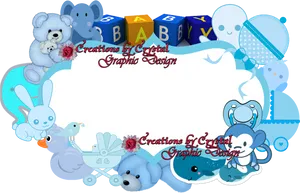 Baby Shower Invitation Template Design PNG Image