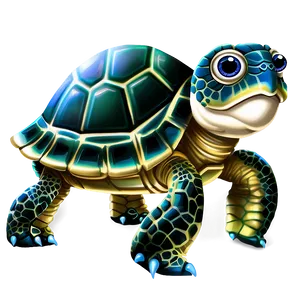 Baby Turtle Illustration Png Hri20 PNG Image