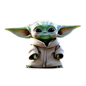 Baby Yoda Animated Style Png 91 PNG Image