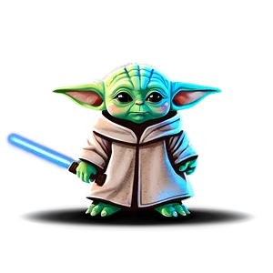 Baby Yoda Cartoon Drawing Png 06252024 PNG Image