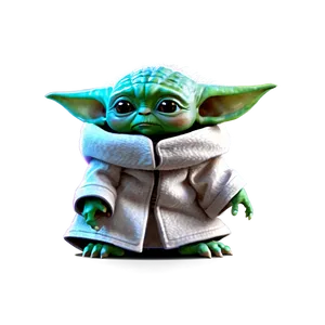 Baby Yoda Force Using Cartoon Png 06252024 PNG Image