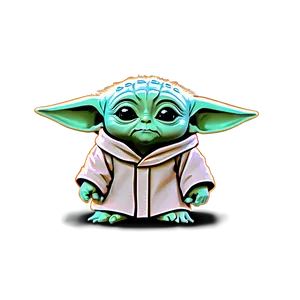 Baby Yoda The Child Cartoon Png 69 PNG Image