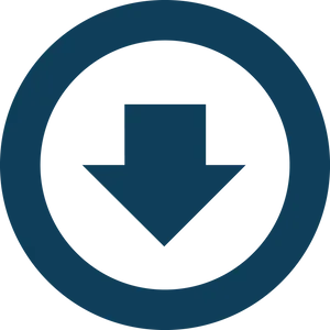 Back Arrow Icon Blue Background PNG Image