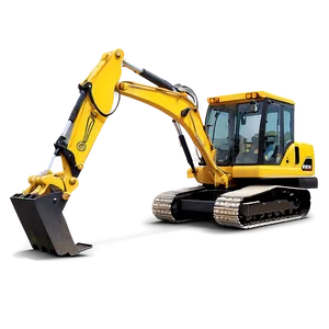 Backhoe Worksite Vehicle Png Hbq11 PNG Image