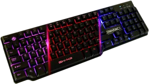 Backlit Gaming Keyboard E N H A N C E PNG