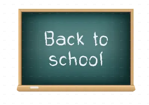 Backto School Chalkboard PNG Image