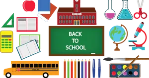 Backto School Suppliesand Accessories PNG