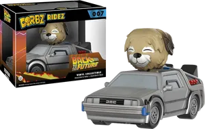 Backtothe Future Dorbz Ridez Delorean Toy PNG Image