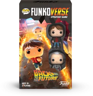 Backtothe Future Funkoverse Strategy Game Box PNG Image