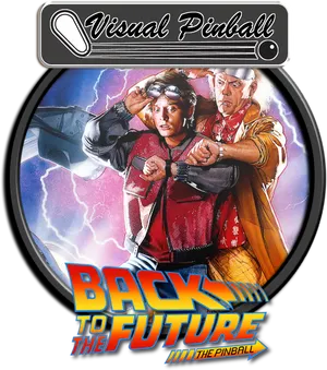 Backtothe Future Pinball Artwork PNG Image