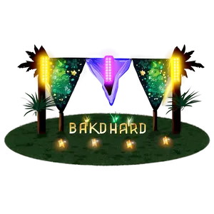 Backyard Party Lighting Png 62 PNG Image