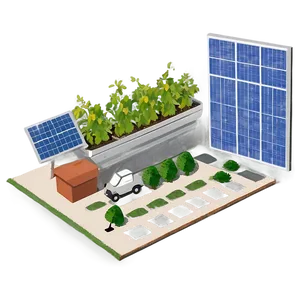 Backyard Solar Power Setup Png Xbk11 PNG Image