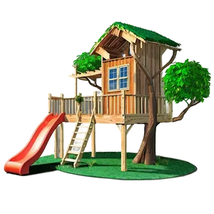 Backyard Treehouse Blueprints Png Qvr PNG Image