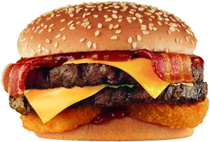 Bacon Cheeseburger Deluxe.png PNG Image