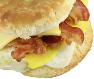 Bacon_ Egg_ Cheese_ Biscuit_ Breakfast_ Sandwich.png PNG Image