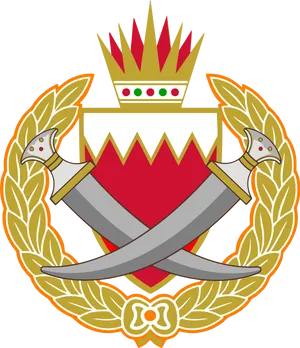 Bahrain Coatof Arms PNG Image