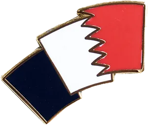 Bahrain Flag Map Pin PNG Image