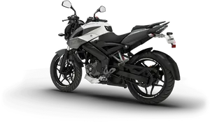 Bajaj Pulsar Motorcycle Studio Shot PNG Image