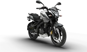 Bajaj Pulsar Motorcycle Studio Shot PNG Image