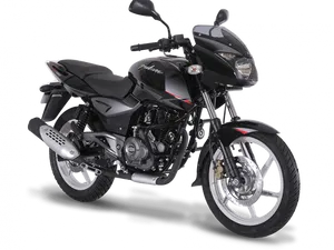 Bajaj Pulsar Motorcycle Studio Shot PNG Image