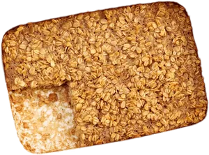 Baked Oatmeal Square PNG Image