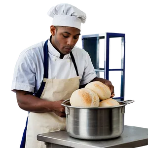 Baker In Kitchen Png Nja PNG Image