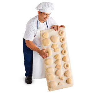 Baker Rolling Dough Png Jic PNG Image