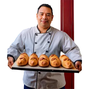 Baker With Pastries Png 99 PNG Image