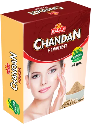 Balaji Chandan Powder Product Packaging PNG Image